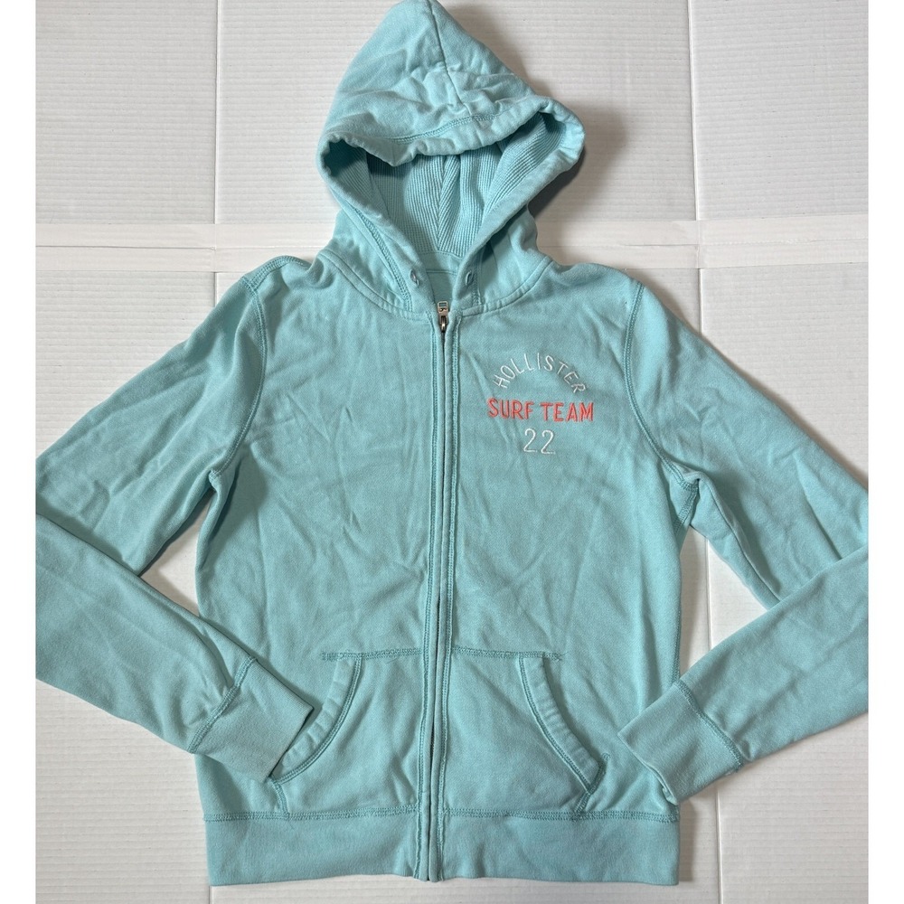 HOLLISTER California -‎ Women's Surf Team 22 Zip Hoodie - Size Large